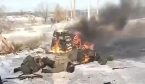 Украинские Силы обороны нанесли удар по колонне техники и ликвидировали 10 рашистов