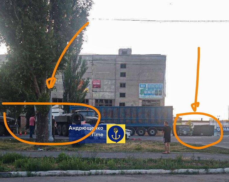 Логістична база росіян в окупованому Маріуполі
