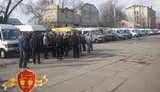 Милиция не пускает в Киев две колонны автобусов с украинскими флагами. ФОТО