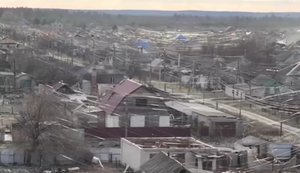 Lyman in Donetsk region blanketed in drone fiber-optic cables like spiderwebs. VIDEO