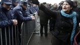 В Тбилиси произошли столкновения между полицией и участниками акции оппозиции