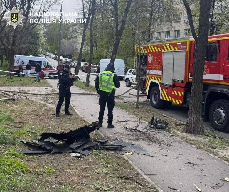 the aftermath of the attack on Kyiv