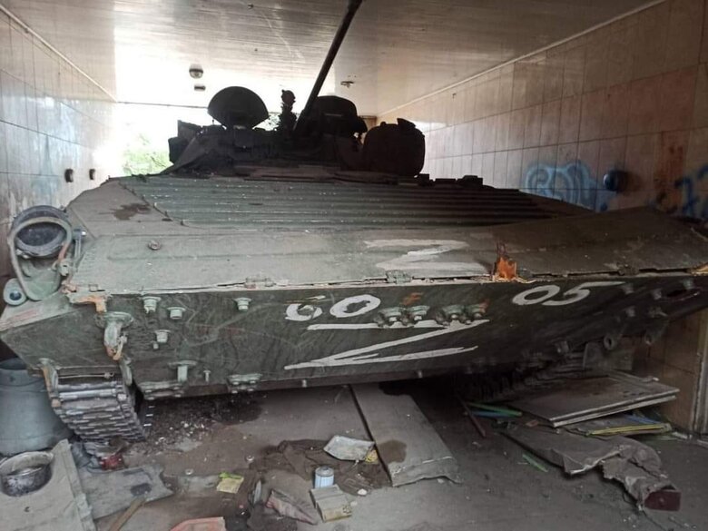 Трофейная вражеская техника, захваченная защитниками Украины в Харьковской области 03