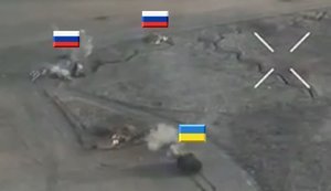 Tank crews of 1st SAR are firing point-blank at fortifications containing occupiers near Huliaipole. VIDEO