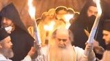 Благодатний вогонь зійшов у Єрусалимі. ВIДЕО