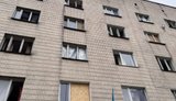 University and dormitory damaged in Sumy after overnight drone attack. PHOTO