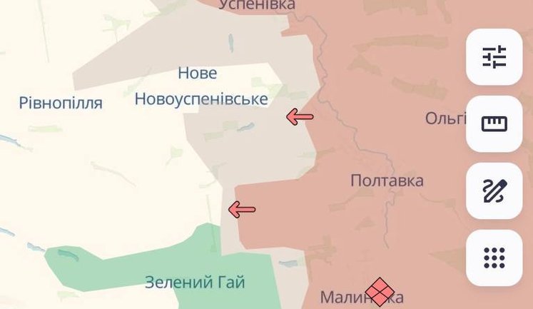 Враг оккупировал Успеновку на Запорожье и продвинулся в трех областях, - DeepState. КАРТЫ