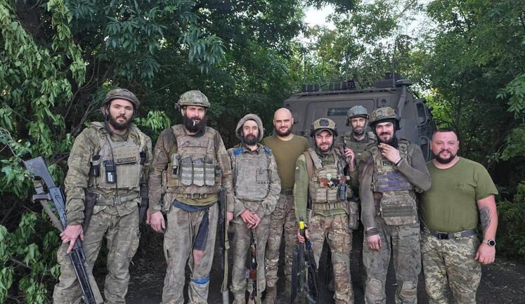 Soldiers of 225th Separate Assault Brigade and 223rd Marine Battalion break out of 70-day encirclement: they held circular defence around the clock. PHOTO