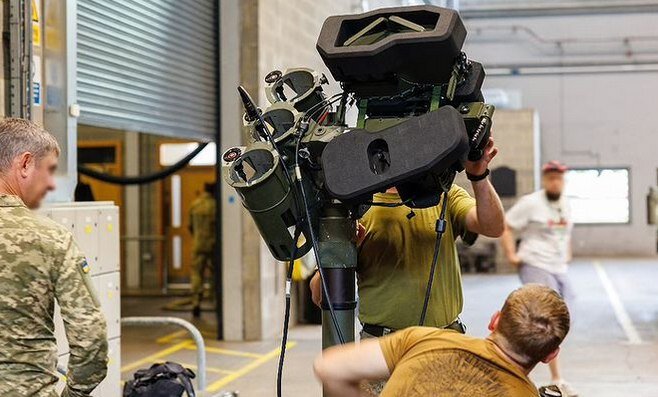 українських новобранців вчать користуватись ПЗРК Starstreak