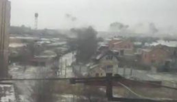 Russian terrorists shelled Kramatorsk airfield and residential areas. VIDEO