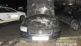 Задержаны двое киевлян, которые после конфликта сожгли машину соседа, - Нацполиция. ФОТОрепортаж
