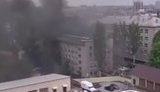 В оккупированном Донецке взорвался автомобиль: "Горит Ворошиловское РОВД". ВИДЕО+ФОТО
