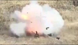 дрон поцілив у штурмовика-велосипедиста