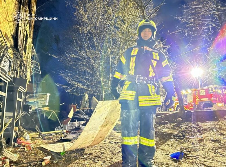 Шахед влучив у багатоповерхівку на Житомирщині 10 квітня