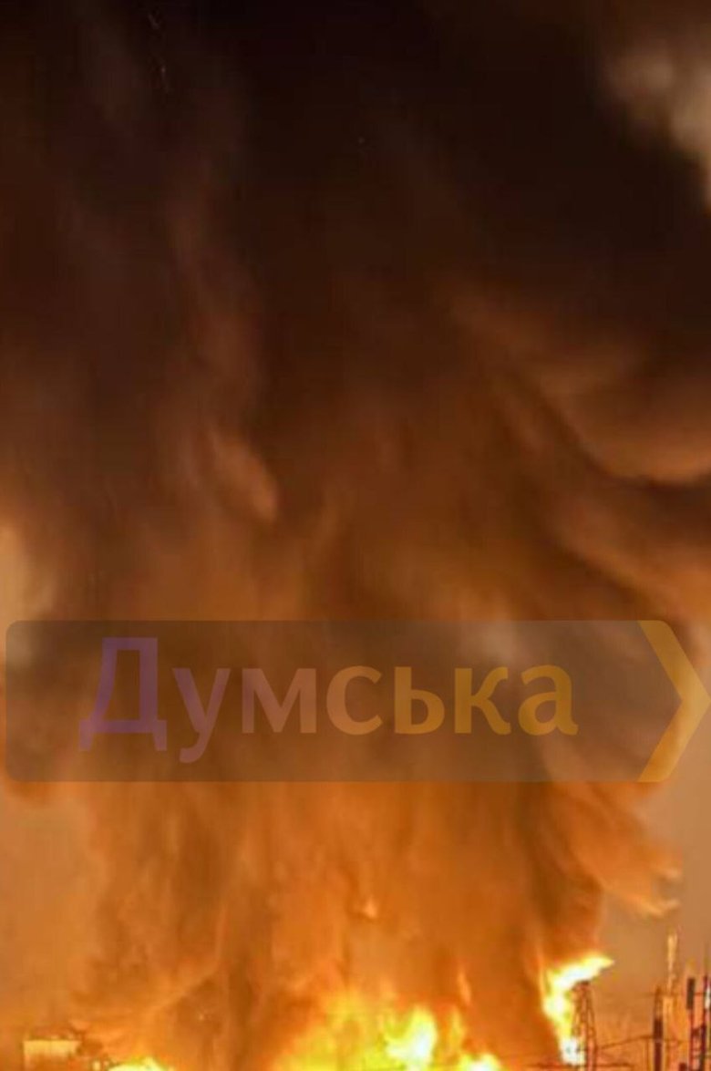горить підстанція в Одесі