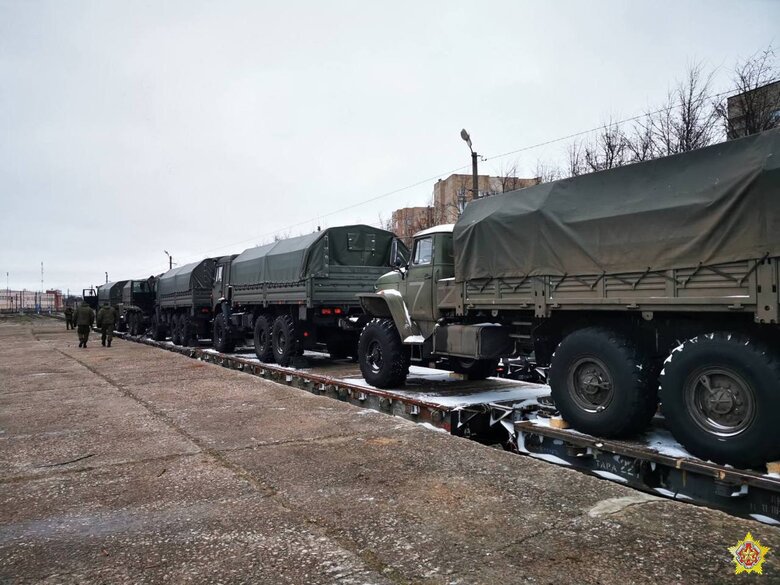Another echelon with Russian equipment has arrived in Belarus 07