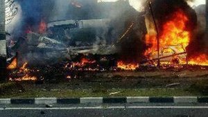 None of 113 passengers believed to survive in military aircraft crash in Indonesia. PHOTOS+VIDEO