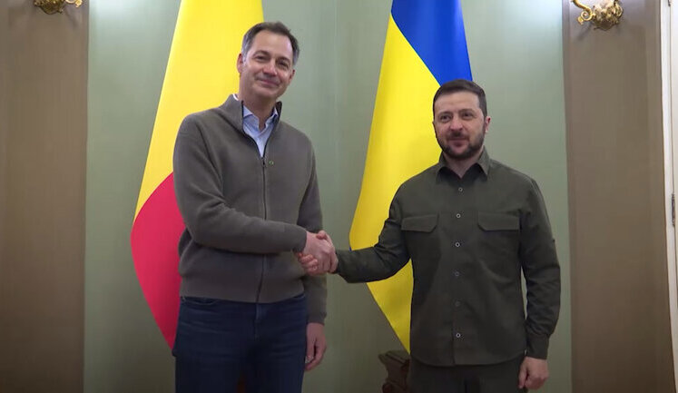 До Києва прибув прем’єр-міністр Бельгії Де Кроо. ВIДЕО