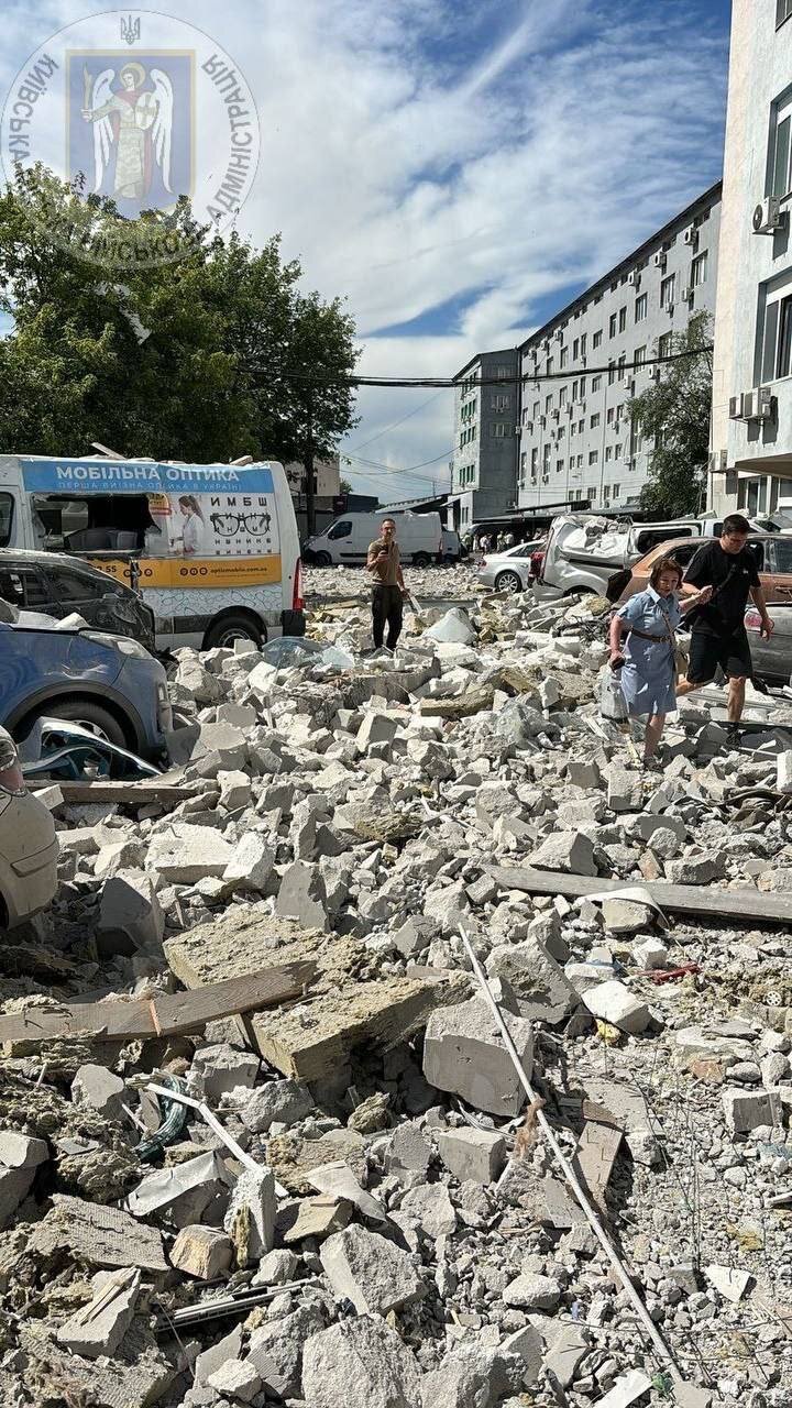 Наслідки ракетного удару по Києву 8 липня 2024 року