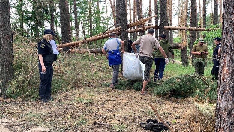 Тело убитого российскими оккупантами мирного жителя обнаружено на Киевщине, - Нацполиция 02
