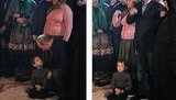 "Пиар" на детях: Путин напугал мальчика. ФОТО