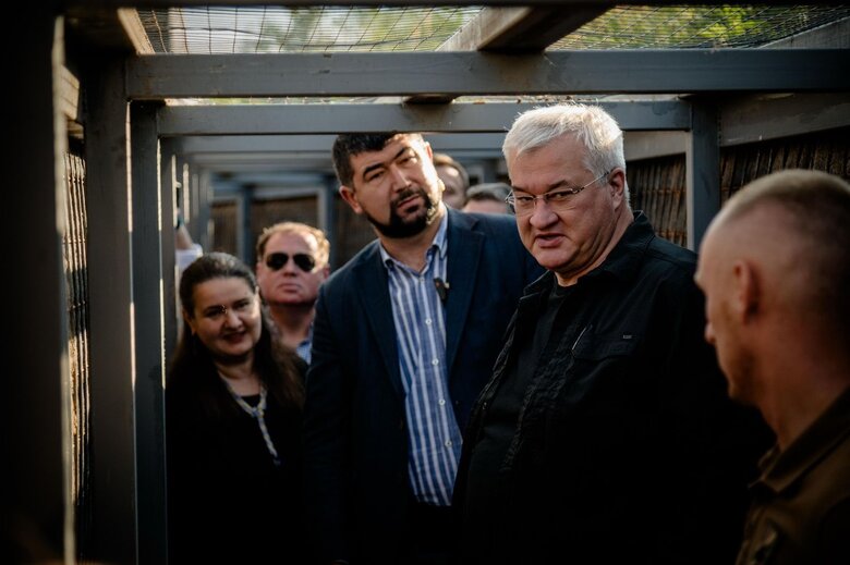 Sybiga and more than 80 ambassadors visited Zaporizhzhia