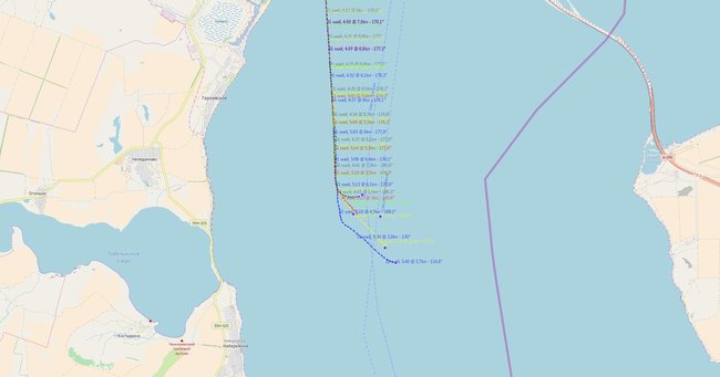 Russian Coast Guard stops and searches five laden vessels in Kerch Strait heading from Ukraine’s Berdiansk, Mariupol Seaports, - journalist 02