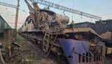 Russia attacked a locomotive carrying civilian cargo for the second time in 24 hours