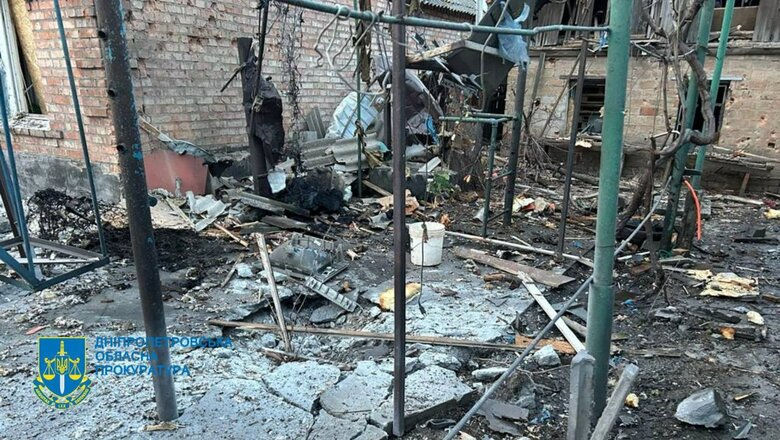 Consequences of rocket fire and drone attacks in Dnipropetrovsk region 09