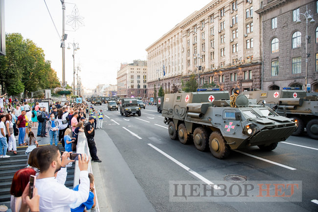 Репетиция парада в Киеве 21 августа 06