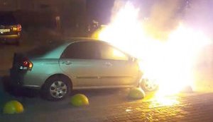 Journalist Tkach States Arson Of Schemes Editorial Office Car. PHOTOS