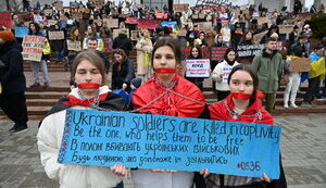 Action "Do not be silent. Captivity Kills" campaign in support of Ukrainian prisoners of war took place in centre of Kyiv. VIDEO&PHOTOS