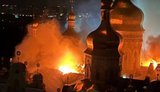 Атака РФ на Киев: пожар и разрушения в Киево-Печерской лавре