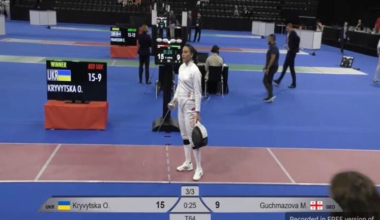 Українська фехтувальниця Кривицька розгнівала росіянку Гучмазову, відмовившись від вітання з нею: "Почему она так!? Бл#дь! Им можно все! Они че ох#ели!?". ВIДЕО