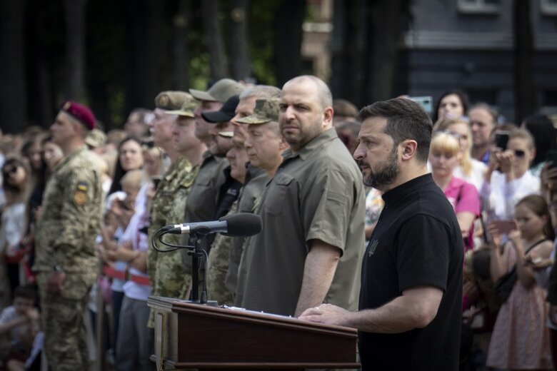Зеленський у Національному університеті оборони