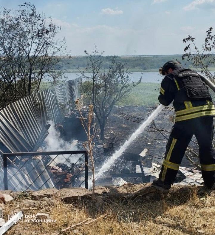 пожежі на полях Херсонщини