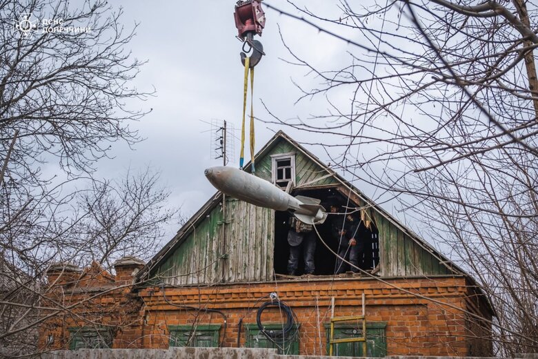 Нерозірвана авіабомба ФАБ-500