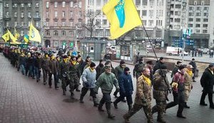 "40 тысяч нацистов во главе с убийцей Парубием"