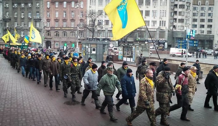 "40 тысяч нацистов во главе с убийцей Парубием"