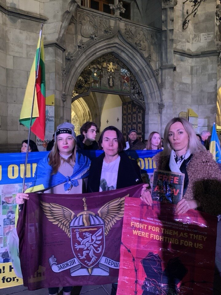 Акції на підтримку України з нагоди третьої річниці повномасштабного вторгнення РФ