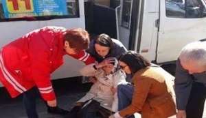 В Житомире у женщины случился эпилептический приступ после отказа в льготном проезде. ВИДЕО