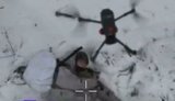 безпілотник завис над росіянином