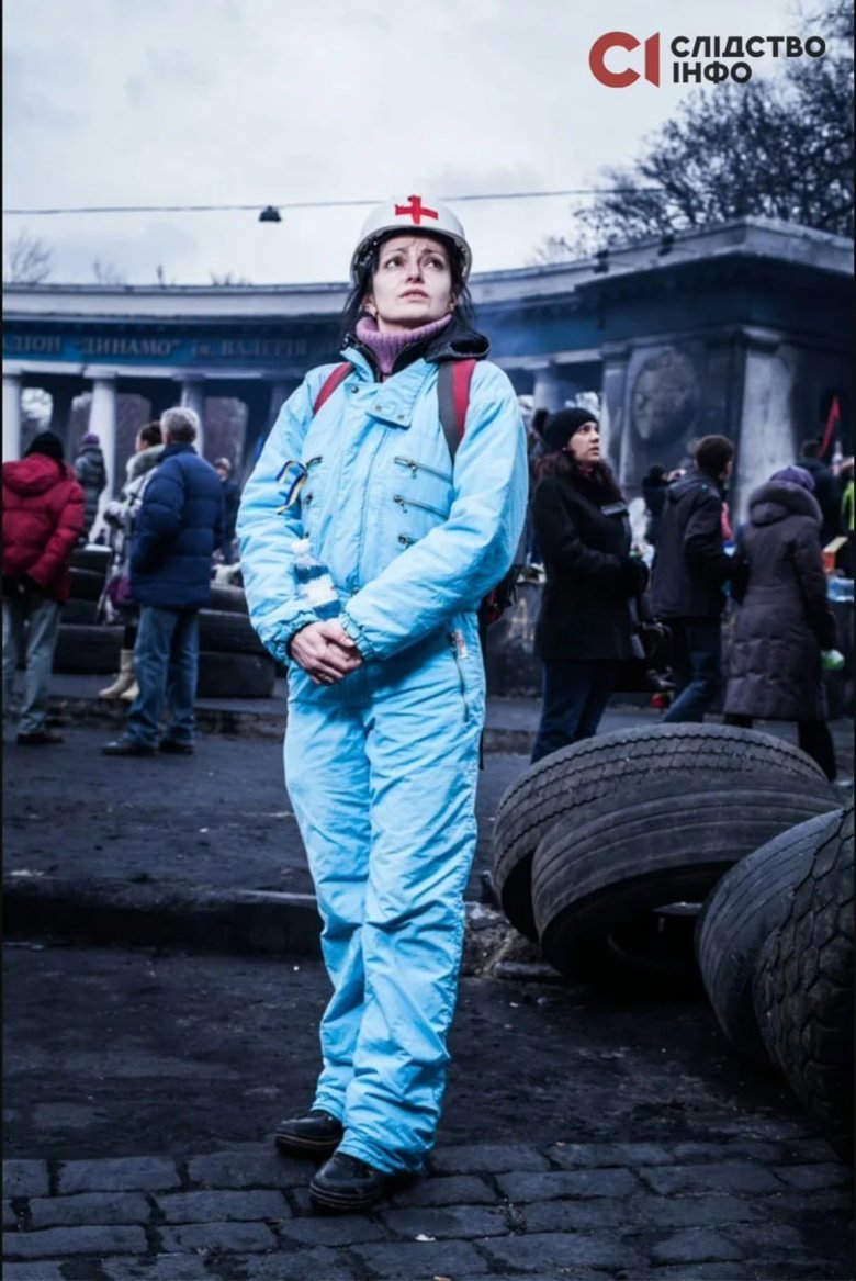 Анна Дудина во время Революции Достоинства