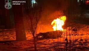 Наслідки російського удару по Києву: двоє постраждалих. ФОТОрепортаж