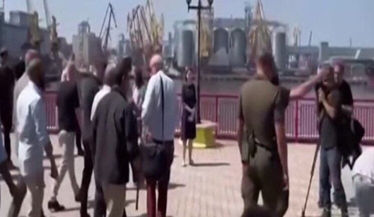Генсек ООН Гутерріш прибув до одеського порту. ВIДЕО