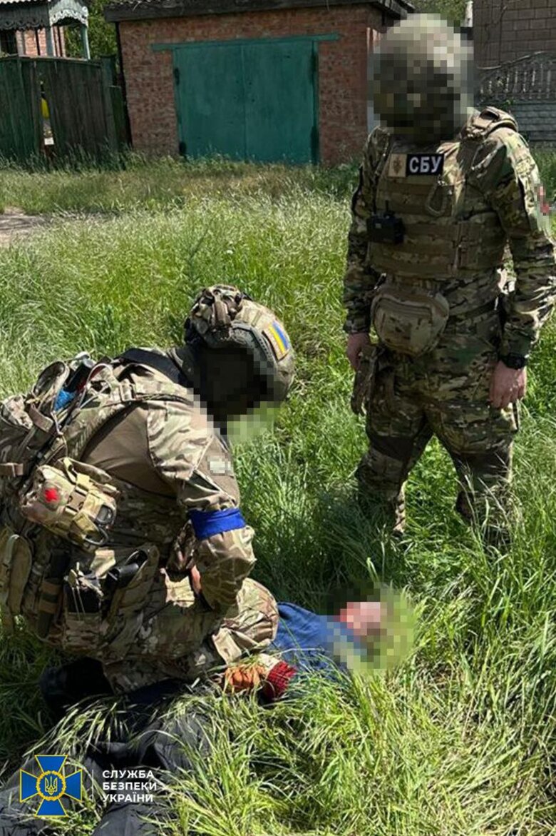 Detained p'ятьох коригувальників у Костянтинівці