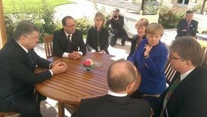 "Normandy Four" talks started in Paris. PHOTO