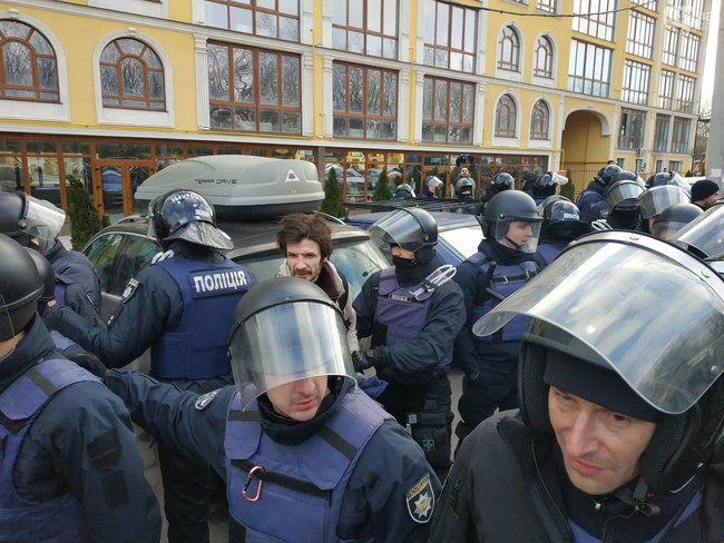 Руководителя одесского Автомайдана Устименко задержали на акции протеста против застройки парка 06