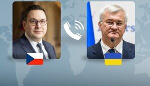 Czech Foreign Minister Jan Lipavsky had a telephone conversation with his Ukrainian counterpart Andrii Sybiha.