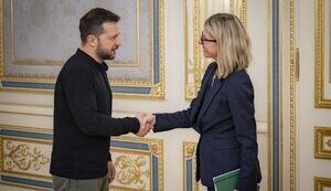 Зеленський зустрівся з керівною директоркою Світового банку Б’єрде: Кошти від активів РФ мають працювати для захисту від російської агресії. ФОТО